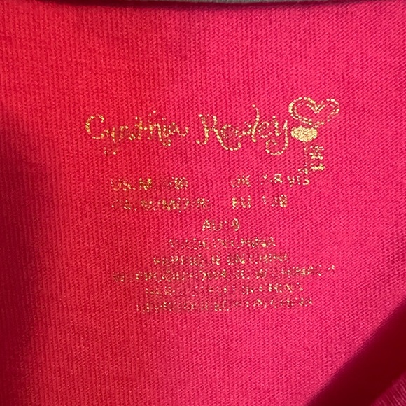 Adorable & Fun Pink “Dog Ate My Homework” Blouse - Size M Girls - Cynthia Rowley - Picture 2 of 2